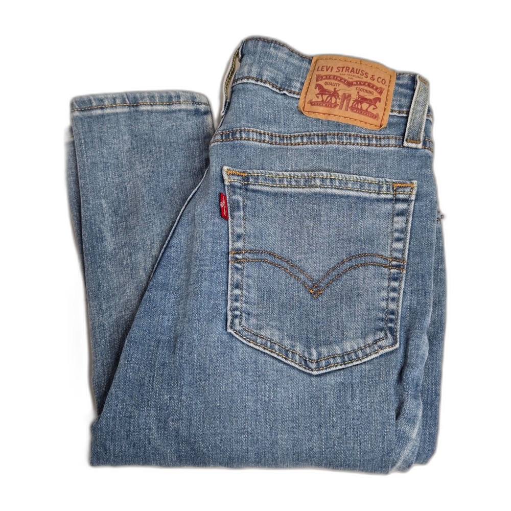 Levi's 721 High Rise Skinny Jeans | Women's Size 26 | Blue Distressed Denim